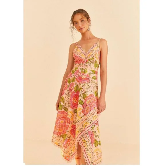 green emerald velvet dress Off-White Embroidered Carmina Floral Short Sleeve Mini Dress  FARM Rio